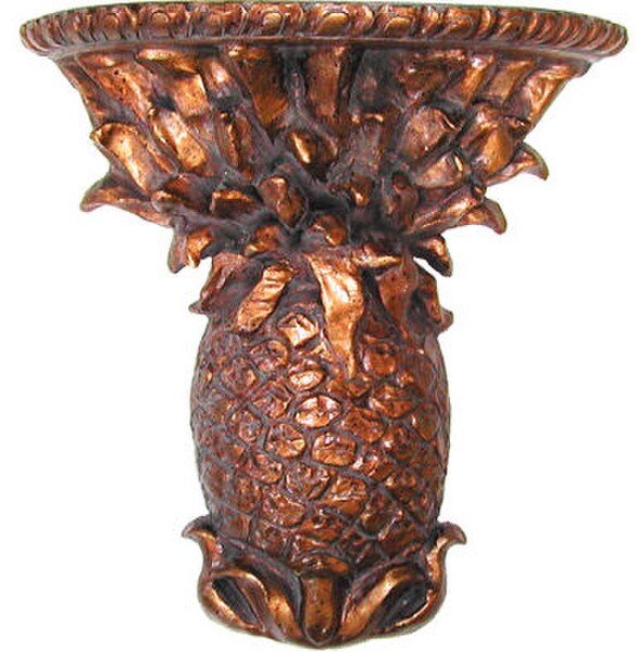 Pineapple Shelf Wall bracket - Available in any color finish